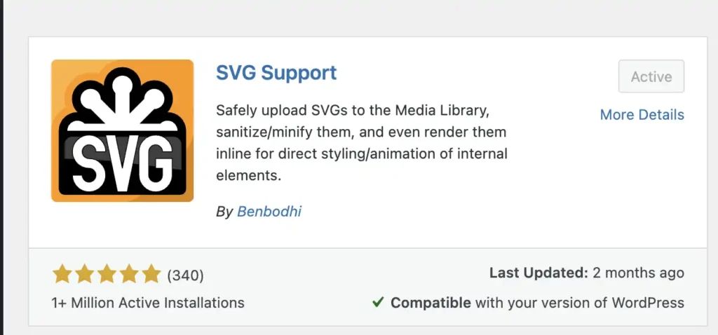 svg support plugin